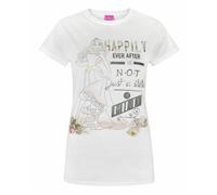 Disney Sleeping Beauty Blanc Aurora T-shirt à manches courtes Femme