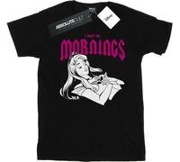 Disney - "Sleeping Beauty Don't Do Mornings" T-Shirt für Damen BI42820 (M) (Schwarz)