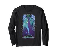 Disney Sleeping Beauty Maléfique The Sorceress Poster Manche Longue, Unisexe pour adultes, Noir, XL