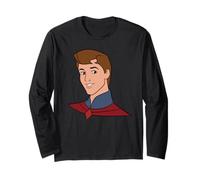 Disney Sleeping Beauty Prince Phillip Big Face Costume Manche Longue