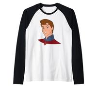 Disney Sleeping Beauty Prince Phillip Big Face Costume Manche Raglan