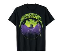 Disney Sleeping Beauty Silouhette Maleficent Rock Theme T-Shirt