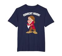 Disney Snow White And The Seven Dwarfs, Current Mood, Grumpy T-Shirt, Homme Grandes tailles, Bleu Marine, 2X Tall