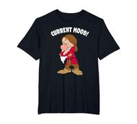 Disney Snow White And The Seven Dwarfs, Current Mood, Grumpy T-Shirt, Homme Grandes tailles, Noir, 5X Tall