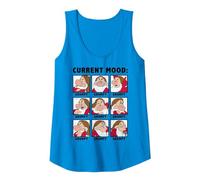 Disney Snow White Current Mood Always Grumpy Débardeur, Femme, Saphir, S