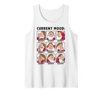 Disney Snow White Current Mood Always Grumpy Débardeur, Homme, Blanc, S