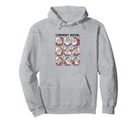 Disney Snow White Current Mood Always Grumpy Sweat à Capuche, Unisexe pour adultes, Gris Chiné, S