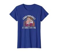 Disney Snow White Grumpy I Had Fun Once It Was Awful T-Shirt, Femme, Bleu Royal, L