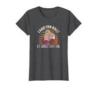 Disney Snow White Grumpy I Had Fun Once It Was Awful T-Shirt, Femme, Chiné Foncé, XL
