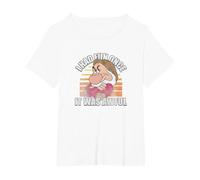 Disney Snow White Grumpy I Had Fun Once It Was Awful T-Shirt, Femme Grandes tailles, Blanc, 1X