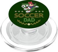 Disney Soccer Dad Sports Minnie Mouse Father's Day Tee PopSockets PopGrip pour MagSafe