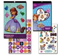 Disney Sofia Les premiers autocollants tatouages Party Favour Set (200 autocollants 50 tatouages temporaires) G
