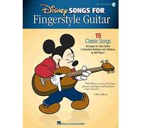 Disney Songs for Fingerstyle Guitar: 15 Classic Songs Arranged by Solo Guitar in Standard Notation and Tablature