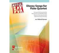 Disney songs for flute quartet musique d'ensemble -partition+parties separees