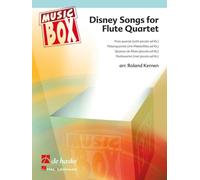 Disney songs for flute quartet musique d'ensemble -partition+parties separees
