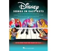 Hal Leonard – Disney Songs in Easy Keys – Easy Piano Songbook Featuring 24 Favorites – Poche