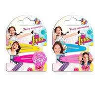 DISNEY : Soy Luna - 2 Barrettes Clic-Clac 5.5cm - Modèle aléatoire* G