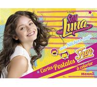 Disney Soy Luna - Cartes postales fun à colorier - avec stickers émojis