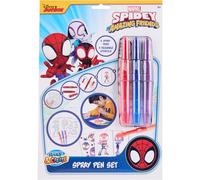 Disney Store - Kit de coloriage Spidey et ses super amis - Stylos pulvérisateurs, A4 (SP23363)