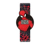 Spiderman SPD7020ARG Montre Slap Band, noir/rouge, Moderne