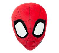 Disney Spiderman Coussin en Forme Officiel | Tête de Spiderman | Coussin en Peluche rembourré | Design Adventure | Parfait pour Chambre ou Gaming