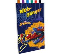 Disney Spiderman Lot de 6 marqueurs assortis pour enfants Motif dessin animé
