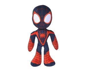 Disney - Spiderman Miles Morales 25 cm, Personnage de la série Marvel Spidey et Ses Amis surprenants, avec des Yeux Qui Brillent dans Le Noir