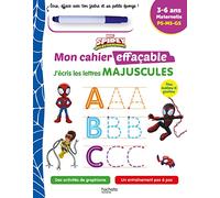 Disney - Spidey et ses amis extraordinaires - Mon cahier effaçable - J'écris les lettres majuscules