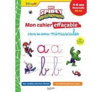 Disney - Spidey et ses amis extraordinaires - Mon cahier effaçable - J'écris les minuscules