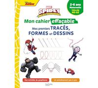 Disney - Spidey et ses amis extraordinaires - Mon cahier effaçable - Mes premiers tracés Mes premiers tracés, formes et dessins - Collectif - Hachette Education - broché - Scolaire / Universitaire