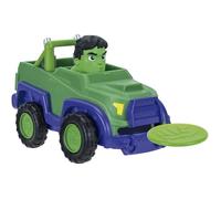 DISNEY - Spidey Véhicule lance disque Figurine Hulk - Jouet pour enfant de 3 ans - Blanc