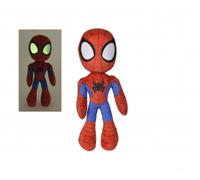 Disney - Spiderman, 25cm, Personnage de la série Marvel Spidey et Ses Amis surprenants, avec des Yeux Qui Brillent dans Le Noir