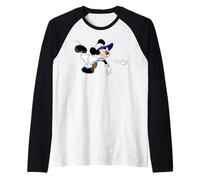 Disney Sports Mickey Mouse Baseball Team Player Manche Raglan
