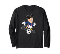 Disney Sports Mickey Mouse Soccer Team Player Football Manche Longue