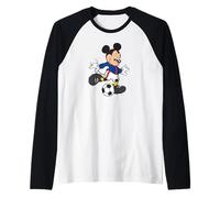 Disney Sports Mickey Mouse Soccer Team Player Football Manche Raglan
