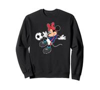 Disney Sports Minnie Mouse Soccer Team Player Football Sweatshirt