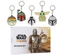 Disney Porte Clé Stitch Coffret Collection Lot Porte-Clés Accessoire Porte Clef Personnages Stitch Baby Yoda Mandalorian Porte Clef Original Idée Cadeau Officiel (Multicolore Baby Yoda)