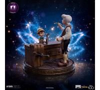 DISNEY STATUE PINOCCHIO & GEPPETTO REGULAR 1/10 ART SCALE 16 CM IRON STUDIOS