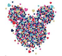 Stickers Géant Mickey Mouse coeur Disney 43X44 Cm