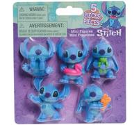Disney Stitch 5 Pack Collectible 2.5inch Figures - Cake Toppers