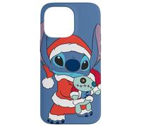 Disney Stitch and Scrump Père Noël Bleu pervenche Coque pour iPhone 14 Pro Max