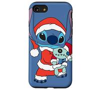 Disney Stitch and Scrump Père Noël Bleu pervenche Coque pour iPhone SE (2020) / 7 / 8