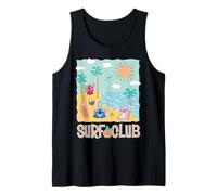 Disney Stitch Angel Leroy & Scrump Summer Beach Surf Club Débardeur