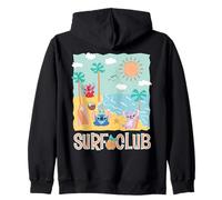 Disney Stitch Angel Leroy & Scrump Summer Beach Surf Club Sweat à Capuche