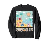 Disney Stitch Angel Leroy & Scrump Summer Beach Surf Club Sweatshirt