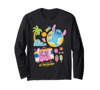 Disney Stitch & Angel Life's Better by the Beach Summer Trip Manche Longue