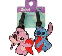 Disney Stitch & Angel lot de 2 étiquettes bagages Peers Hardy