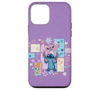 Disney Stitch & Angel Spring Easter Friendly Flower Faces Coque pour iPhone 12 mini
