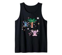 Disney Stitch & Angel Tropical Christmas Starry Holiday Vibe Débardeur