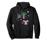 Disney Stitch & Angel Tropical Christmas Starry Holiday Vibe Sweat à Capuche